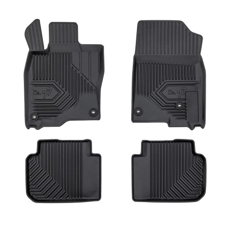 Tappetini compatibili con Honda Civic XI dal 2021 in poi, su misura in Gomma TPE